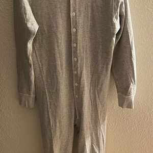 LL BEAN UNION SUIT, mens large tall EUC